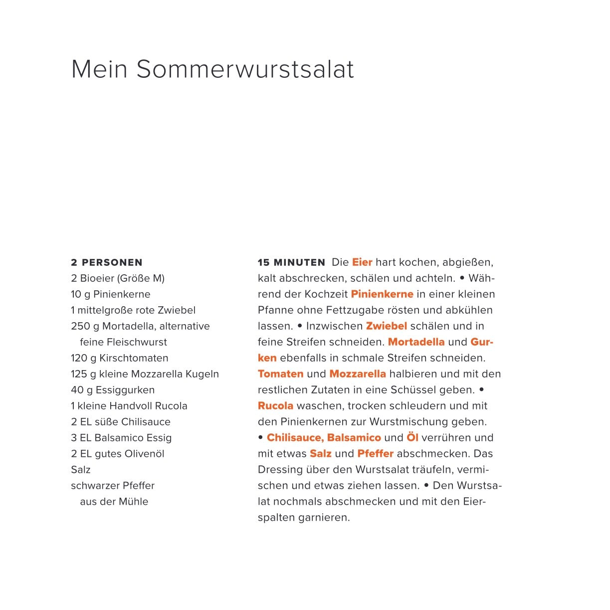 Sommerküche Blitzrezepte - Handsigniert