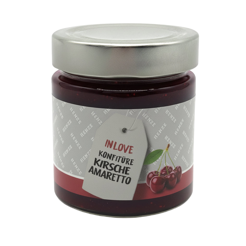 IN LOVE Kirsch Konfitüre mit Amaretto